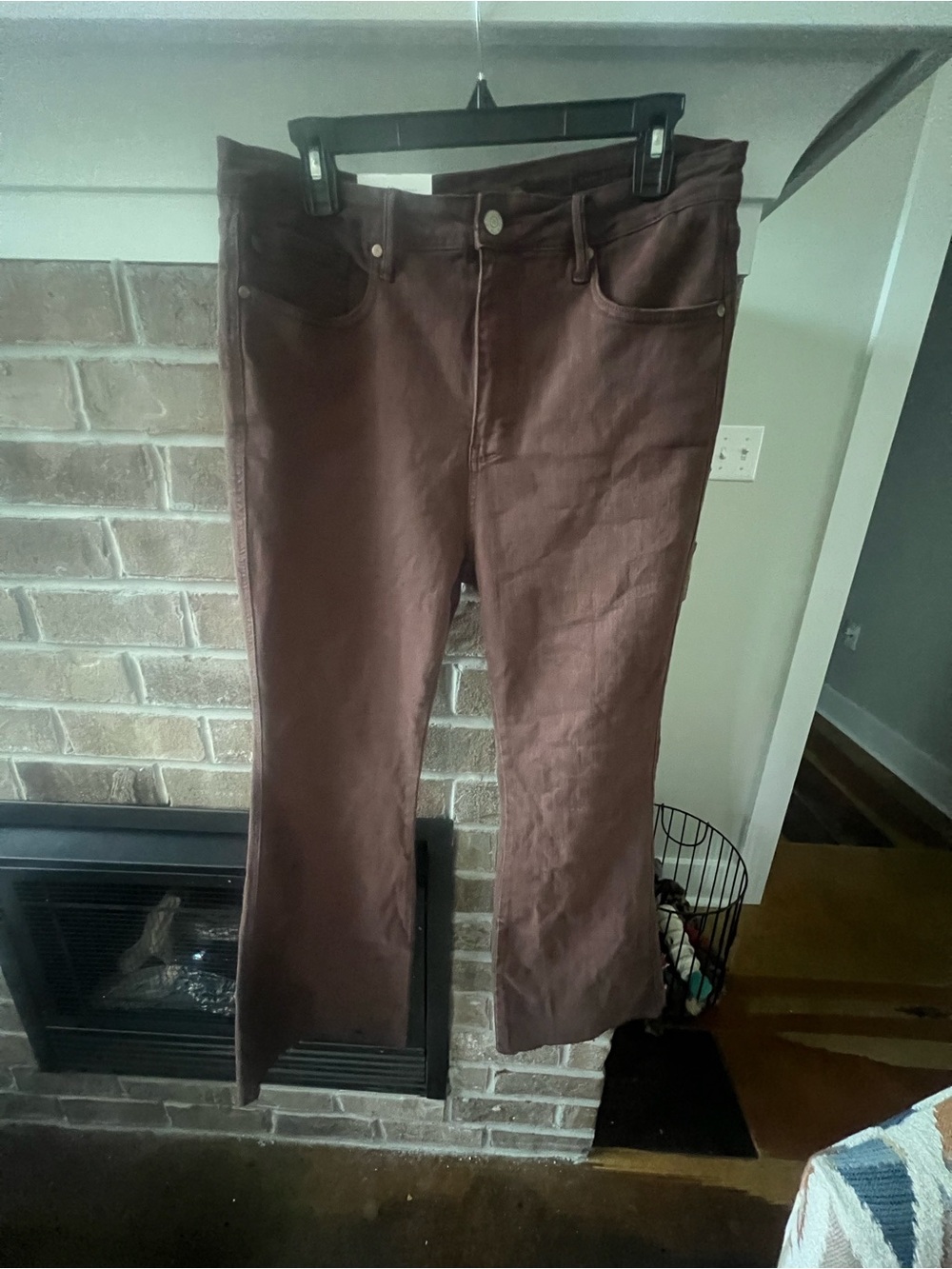 Judy Blue Dark Brown Straight-Leg Jeans